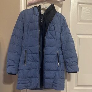 Blue Quilted Women's Jacket